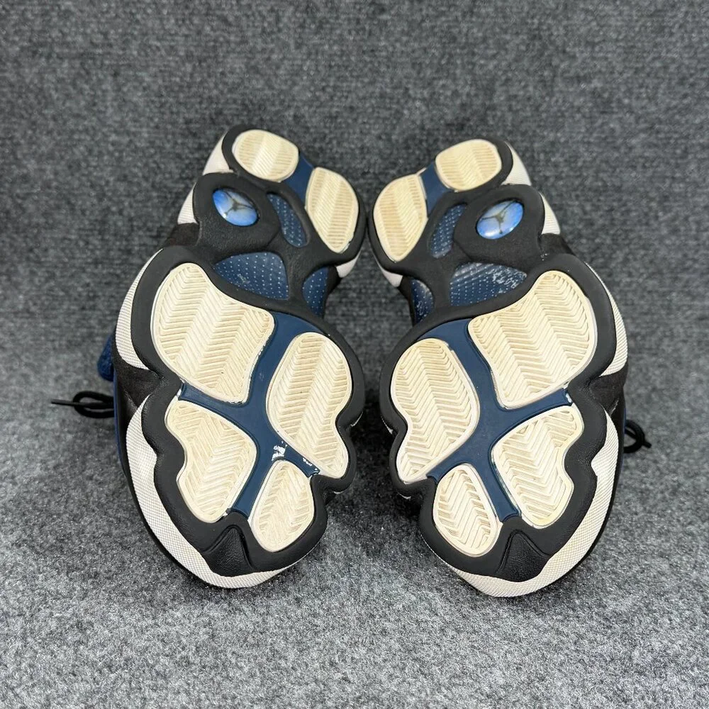 Jordan 13 Retro Basketball Shoes Men's Size 11.5‎ Brave Blue Athletic Sneakers
